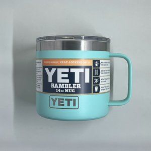 NEW Yeti Rambler 14oz Mug Seafoam